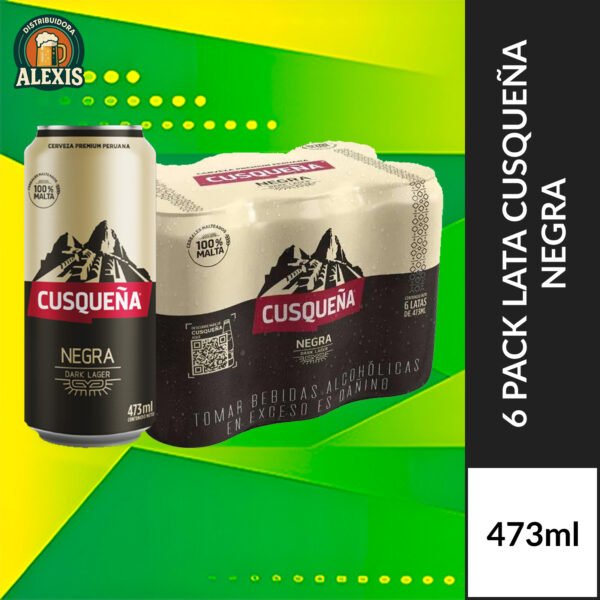 Cusqueña Negra Laton 473ml x 6und