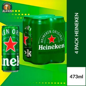 Heineken Laton 473ml x 4und