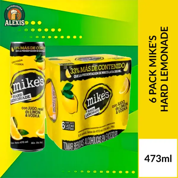 Mikes Limon 473ml x 6und